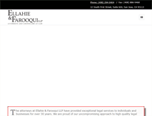 Tablet Screenshot of eflawfirm.com